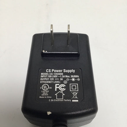 CS Power Supply DC Adapter 12V 3A for Night Owl NVR / DVR (CS-1203000)™