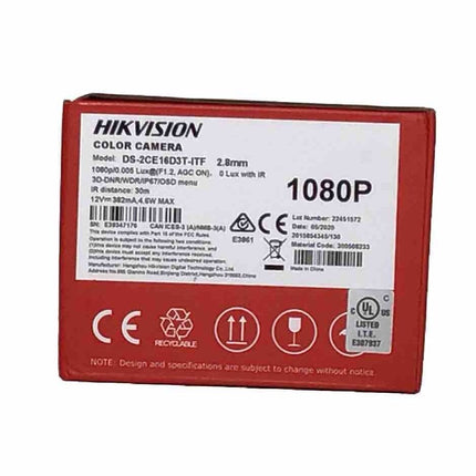 Hikvision DS-2CE16D3T-ITF Turbo HD Bullet Camera