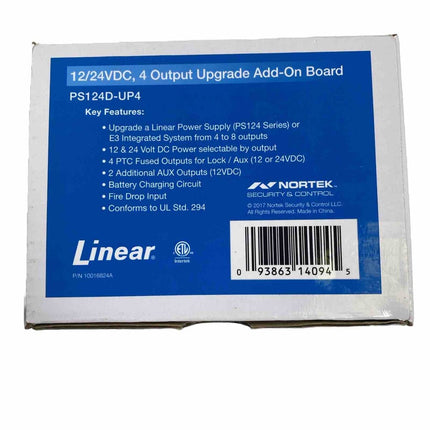 Linear PS124D-UP4 12/24 VDC 4-Output Upgrade Add-On Board