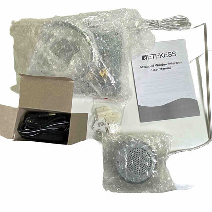 Retekess TW103 Window Speaker Mic Counter Intercom System Bank Office Restaurant