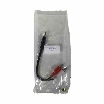 2RCA to 3.5mm AUX Adapter Stereo Audio Y-Cable