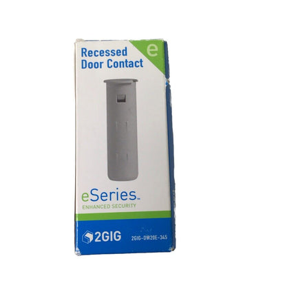 2GIG Encrypted Recessed Door Contact Transmitter - 345Mhz 2GIG-DW20E-345 eSeries