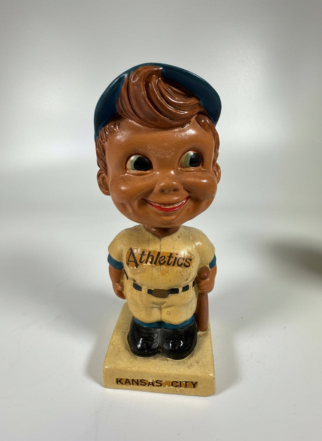 RARE vtg 1960s Kansas City Athletics Bobblehead Pitcher nodder