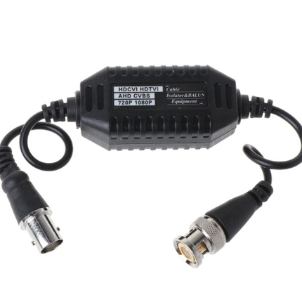 BNC Male to Female Video Ground Isolator for CCTV Camera Prevent Distortion