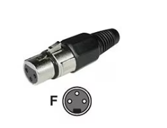 Lot Of 2! C2G Cables to Go 40659 XLR IN-LINE FEMALE CONNECTORS
