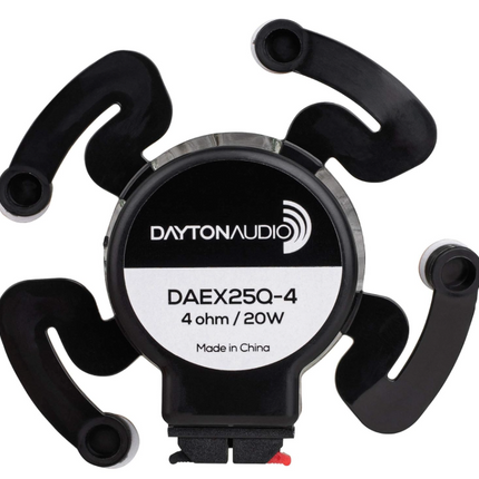 Dayton Audio DAEX25Q-4 Audio Sound Exciter 25mm 20W 4 Ohm Contact Bass Speaker