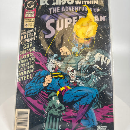 Adventures of Superman Annual #4 Newsstand Variant 1992 DC