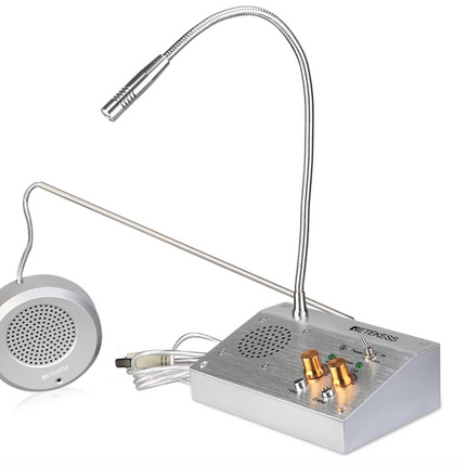 Retekess TW103 Window Speaker Mic Counter Intercom System Bank Office Restaurant