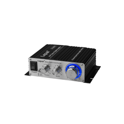 Lepai LP-2020TI Black Silver Hi Fi Stereo Digital Audio Mini Amplifier.