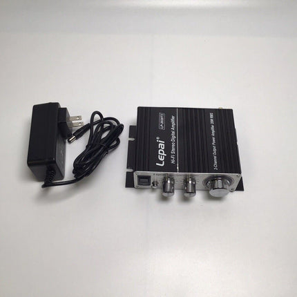 Lepai LP-2020TI Black Silver Hi Fi Stereo Digital Audio Mini Amplifier.